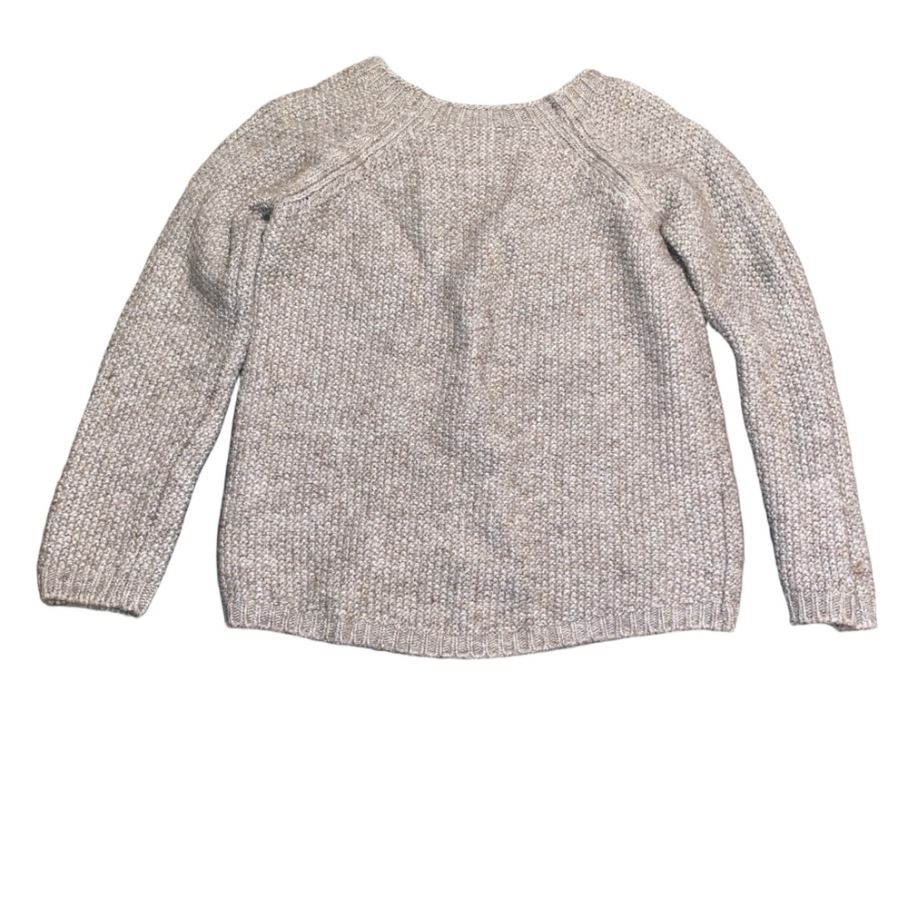 Benedetta B Women's Sweater Medium Brownish Gray Wool Alpaca Blend Knit Crewneck - Picture 3 of 6